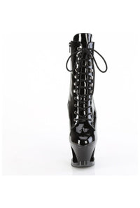 Pleaser MOON-1020SK Black Patent Ankle Boot in Black Patent