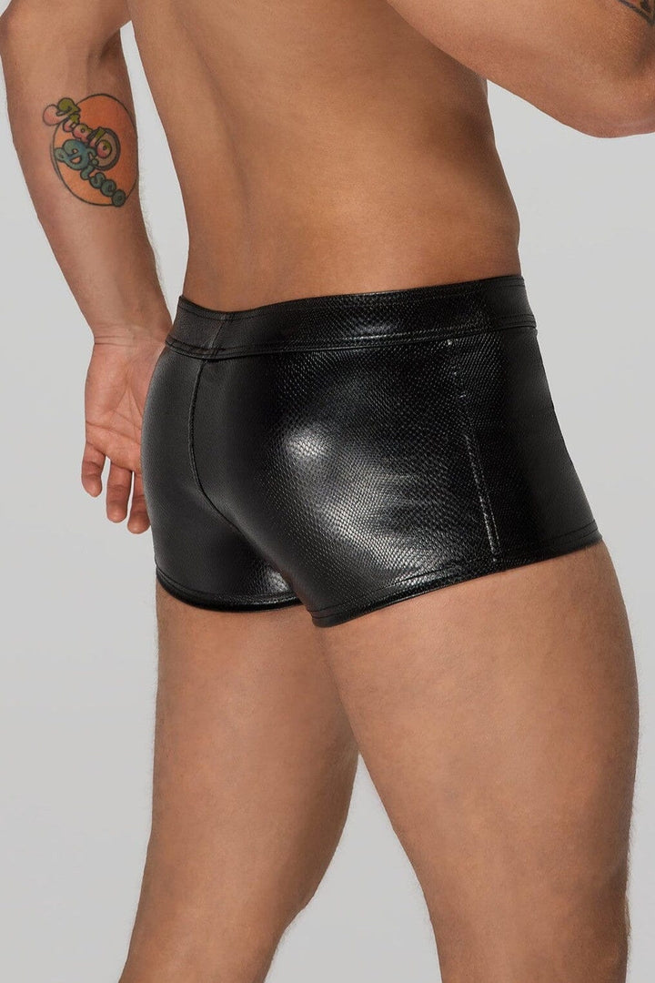 Men's Wetlook T-Shirt With Snake Wetlook Sleeves-Fetish Tops-SEXYSHOES.COM