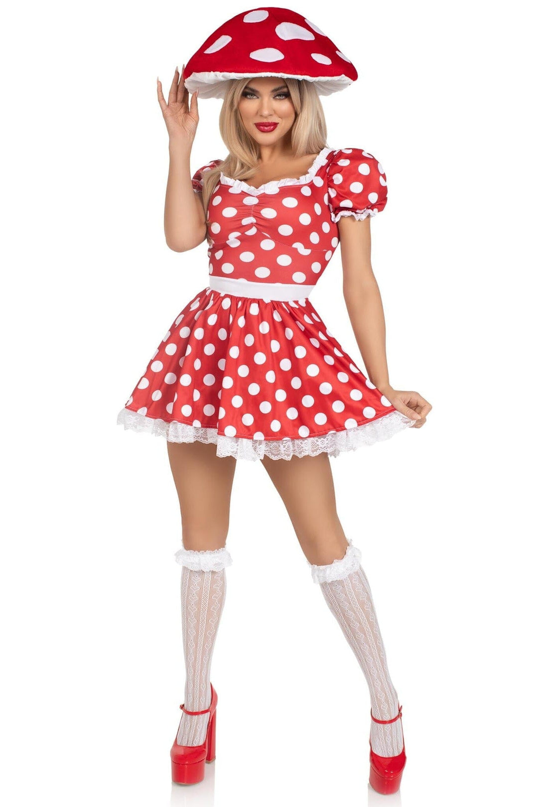 Leg Avenue Mushroom Hat in Red  from SexyShoes.com