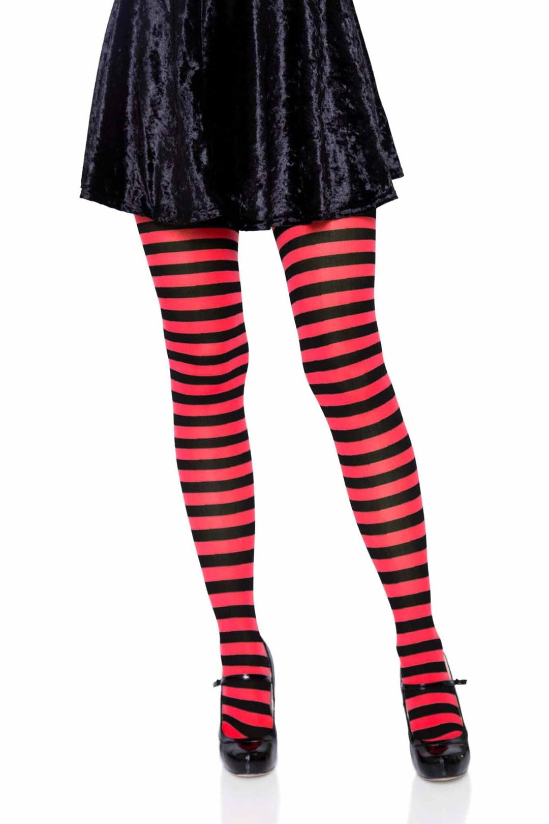 Nylon Striped Tights