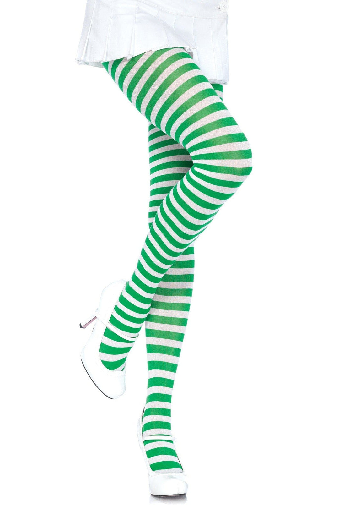 Nylon Striped Tights
