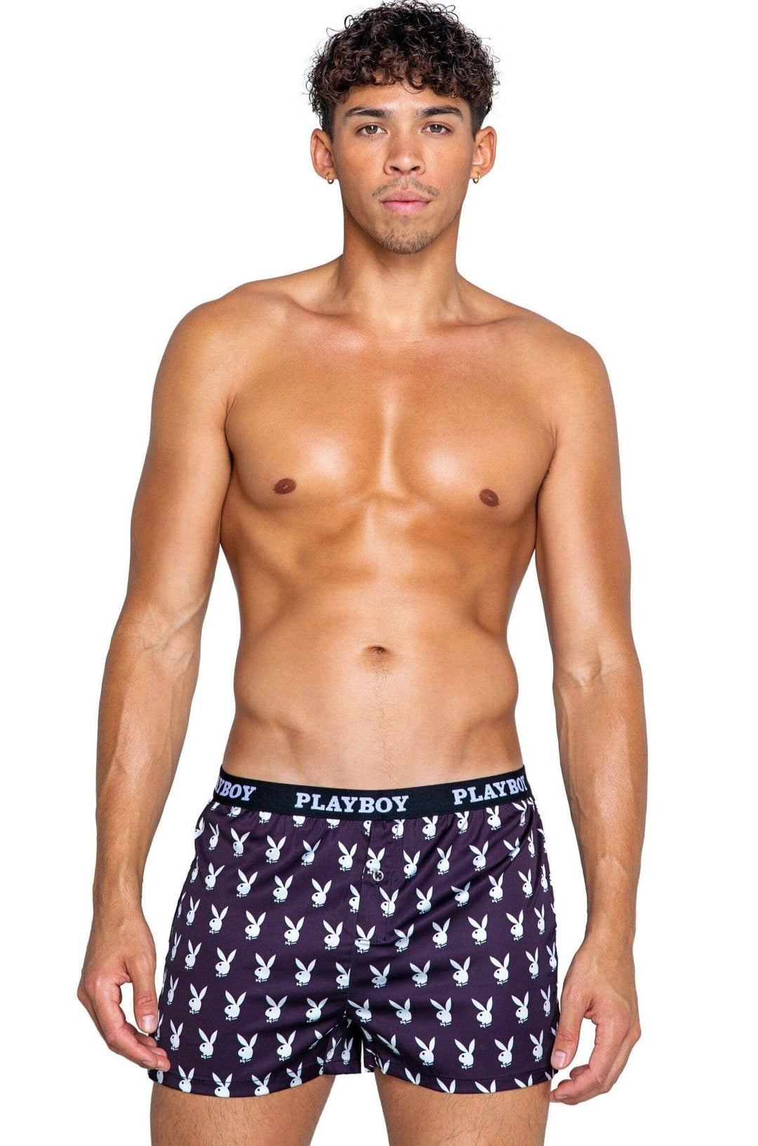 Roma Confidential Playboy Mens Champion Boxer in Black  from SexyShoes.com