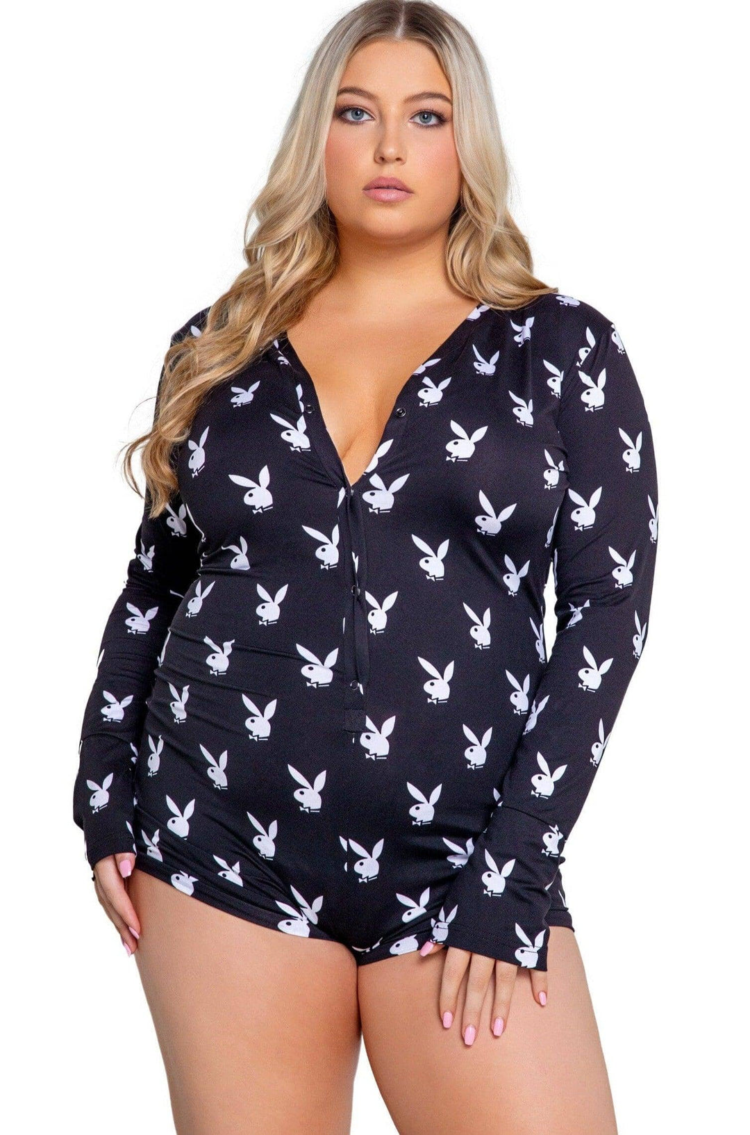 Playboy Slumber Bunny Romper - SEXYSHOES.COM