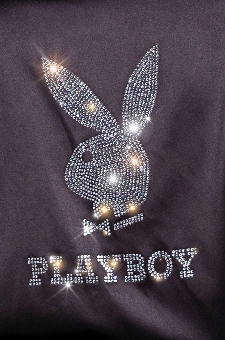 Playboy Sparkling Bunny Robe - SEXYSHOES.COM