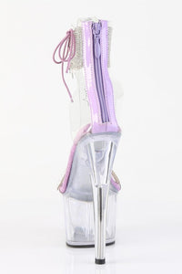 Pleaser  ADORE-727RS Sandal in Purple Vinyl