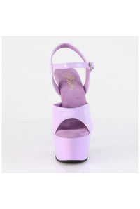 Pleaser  ASPIRE-609 Sandal in Purple Patent