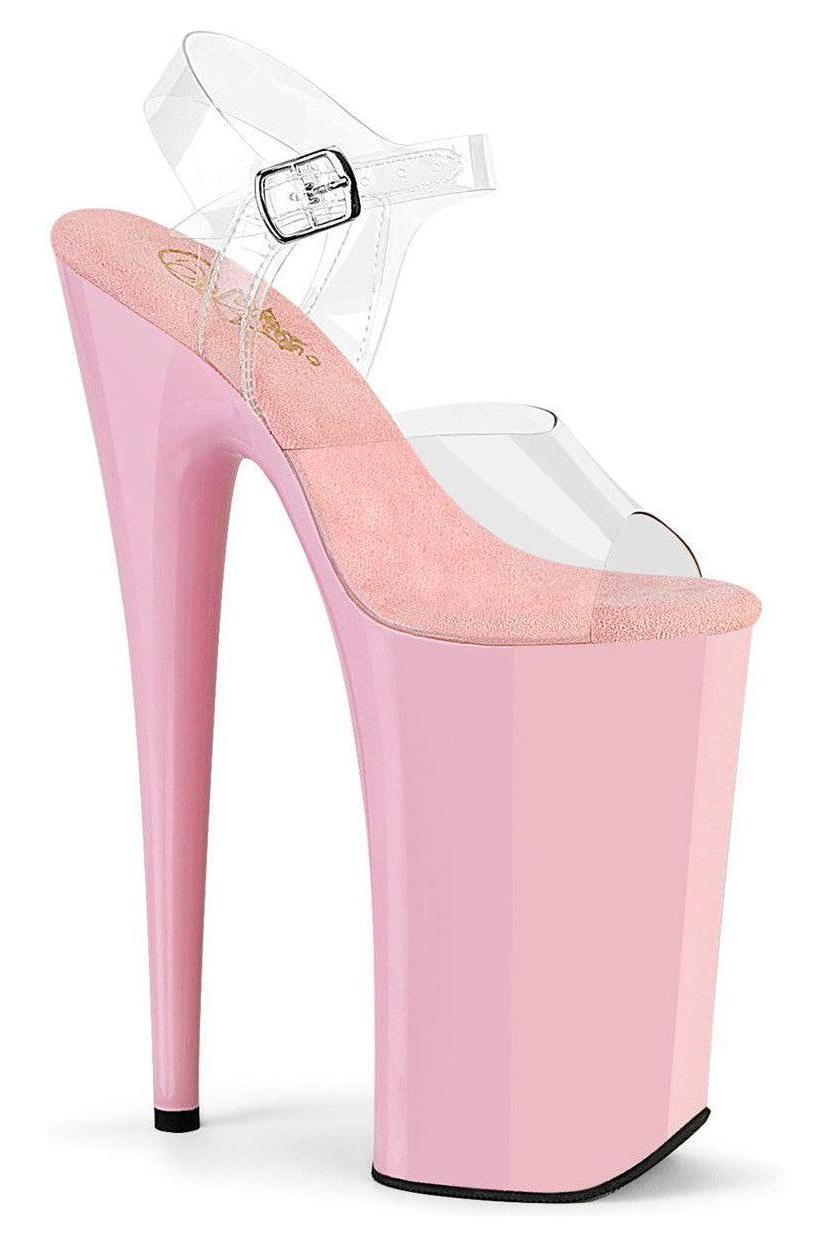 Pleaser Clear Sandals Platform Stripper Shoes | Buy at Sexyshoes.com