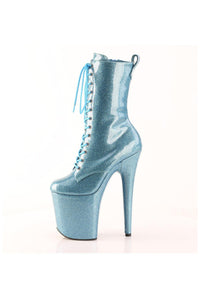Pleaser  FLAMINGO-1040GP Ankle Boot in Blue Patent
