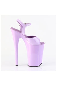 Pleaser  INFINITY-909 Sandal in Purple Patent