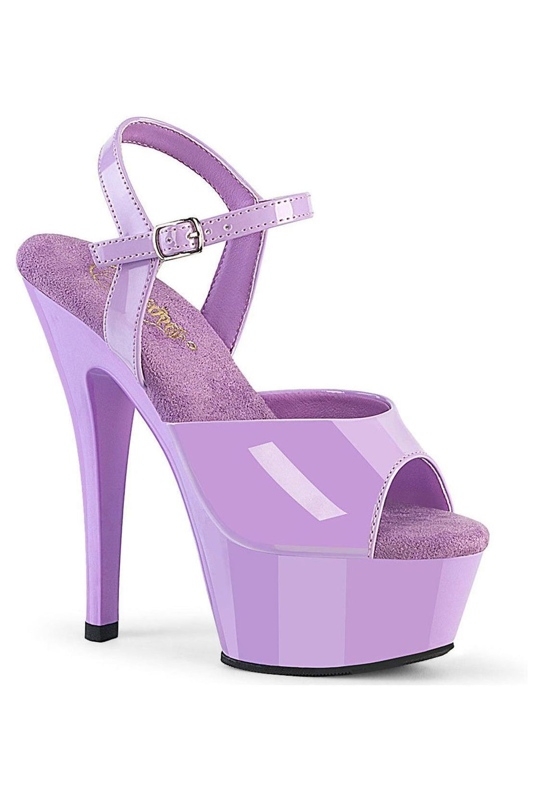 Pleaser  KISS-209 Sandal in Purple Patent from SexyShoes.com