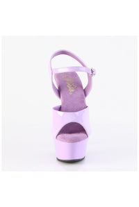 Pleaser  KISS-209 Sandal in Purple Patent