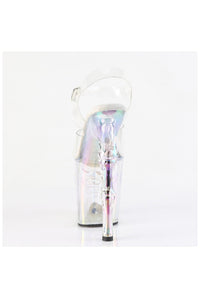 Pleaser  RAPTURE-808HT Sandal in Clear Vinyl