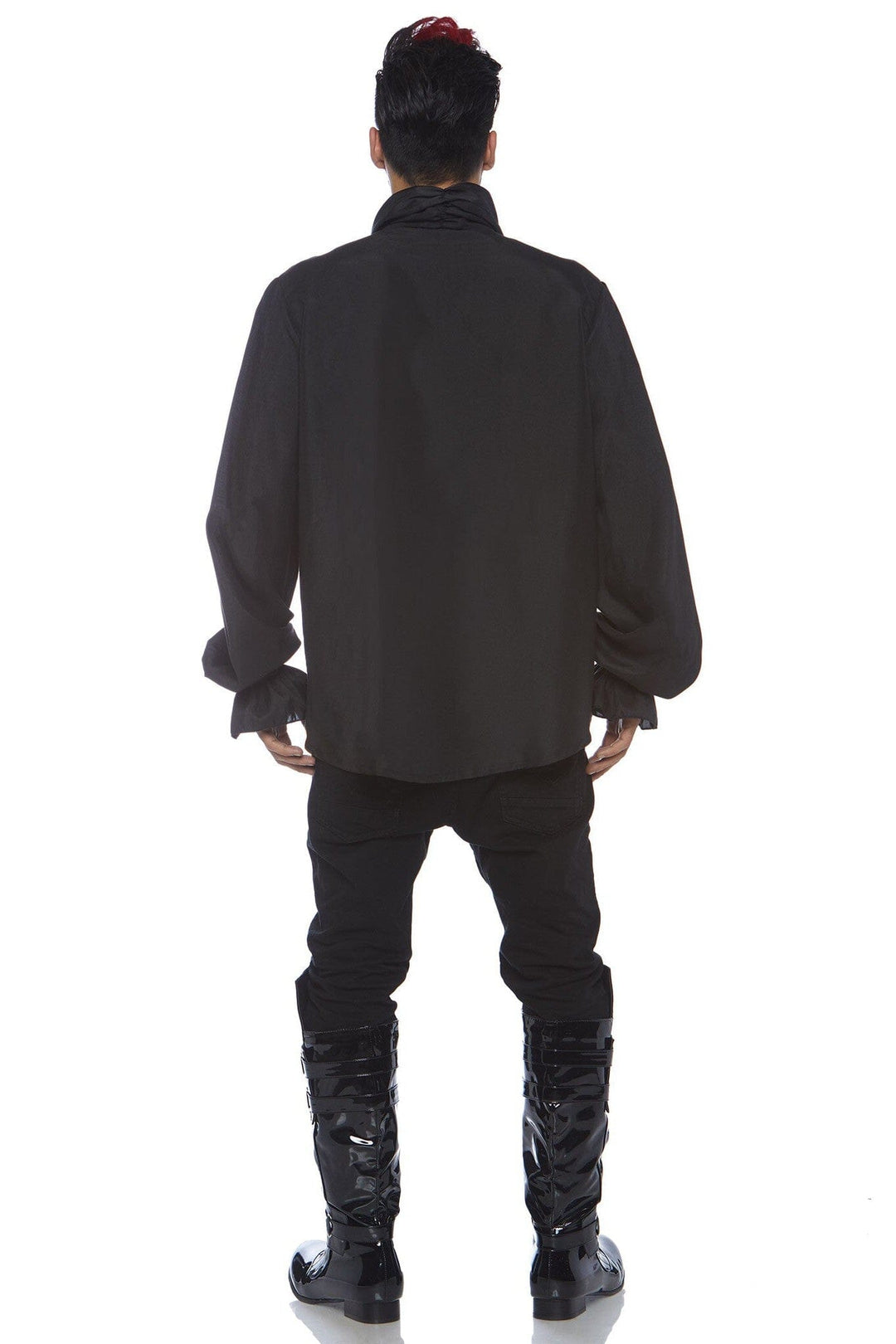 Ruffle Front Shirt-Mens Tops-SEXYSHOES.COM