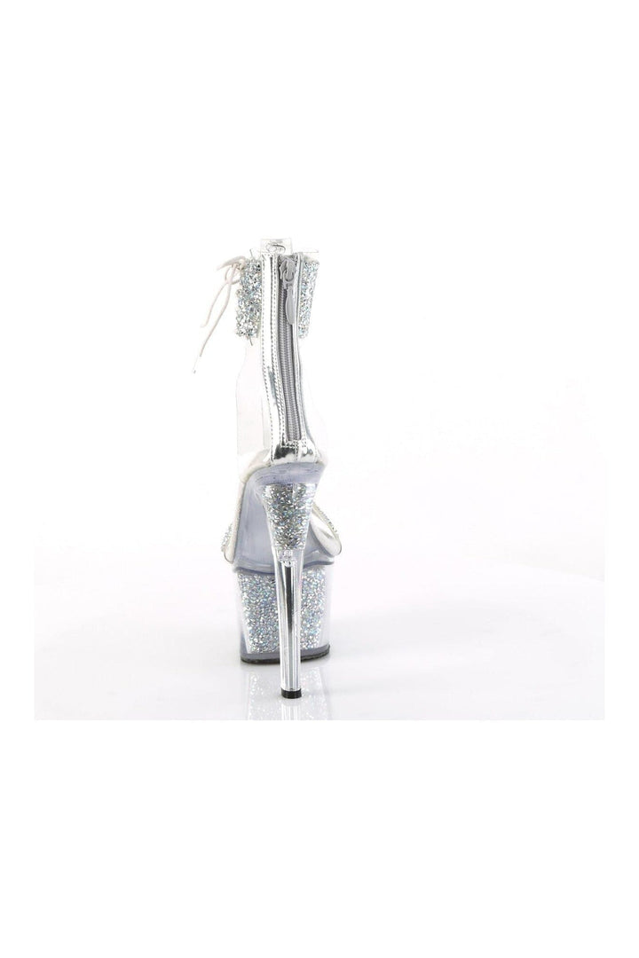 SKY-327RSI Silver Vinyl Sandal