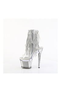 Pleaser SPECTATOR-1017RSF Clear Vinyl Ankle Boot in Clear Vinyl