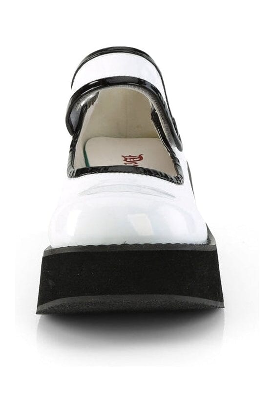 SPRITE-01 White Hologram Mary Jane-Mary Janes-SEXYSHOES.COM