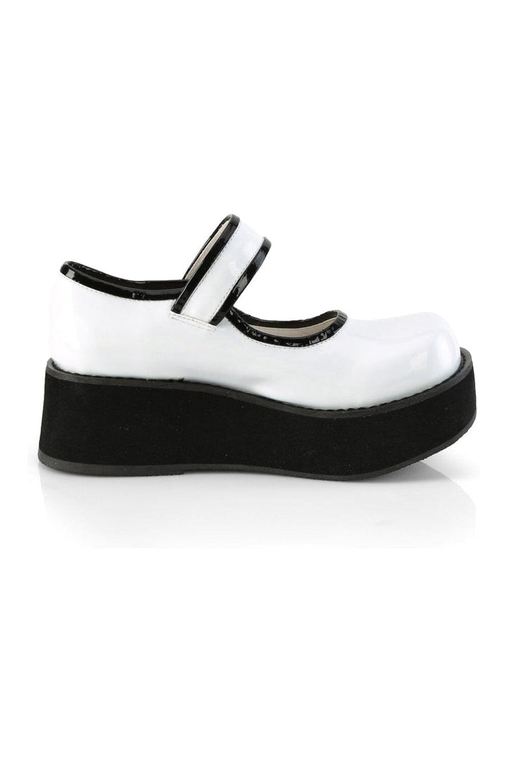 SPRITE-01 White Hologram Mary Jane-Mary Janes-SEXYSHOES.COM