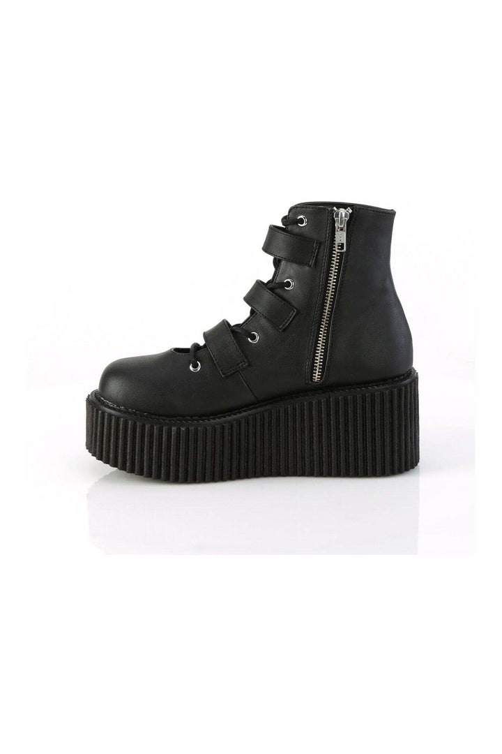 CREEPER-260 Black Vegan Leather Creeper-Creepers-Demonia-SEXYSHOES.COM