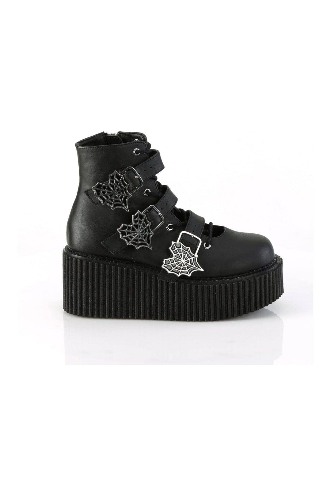 CREEPER-260 Black Vegan Leather Creeper-Creepers-Demonia-SEXYSHOES.COM