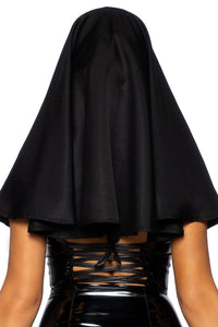 Classic Collared Nun Habit-Costume Headwear-SEXYSHOES.COM