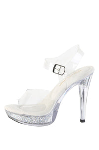 Fabulicious  COCKTAIL-508RSI Sandal in Clear Vinyl