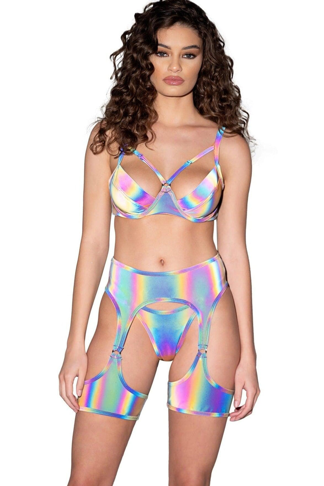 SS-Reflective Bra with Underwire-Dancewear-SEXYSHOES.COM