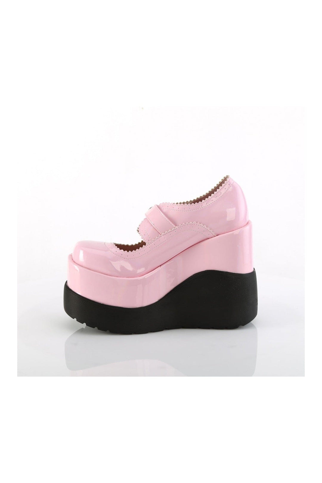 Demonia VOID-38 Pink Hologram Mary Jane in Pink Hologram