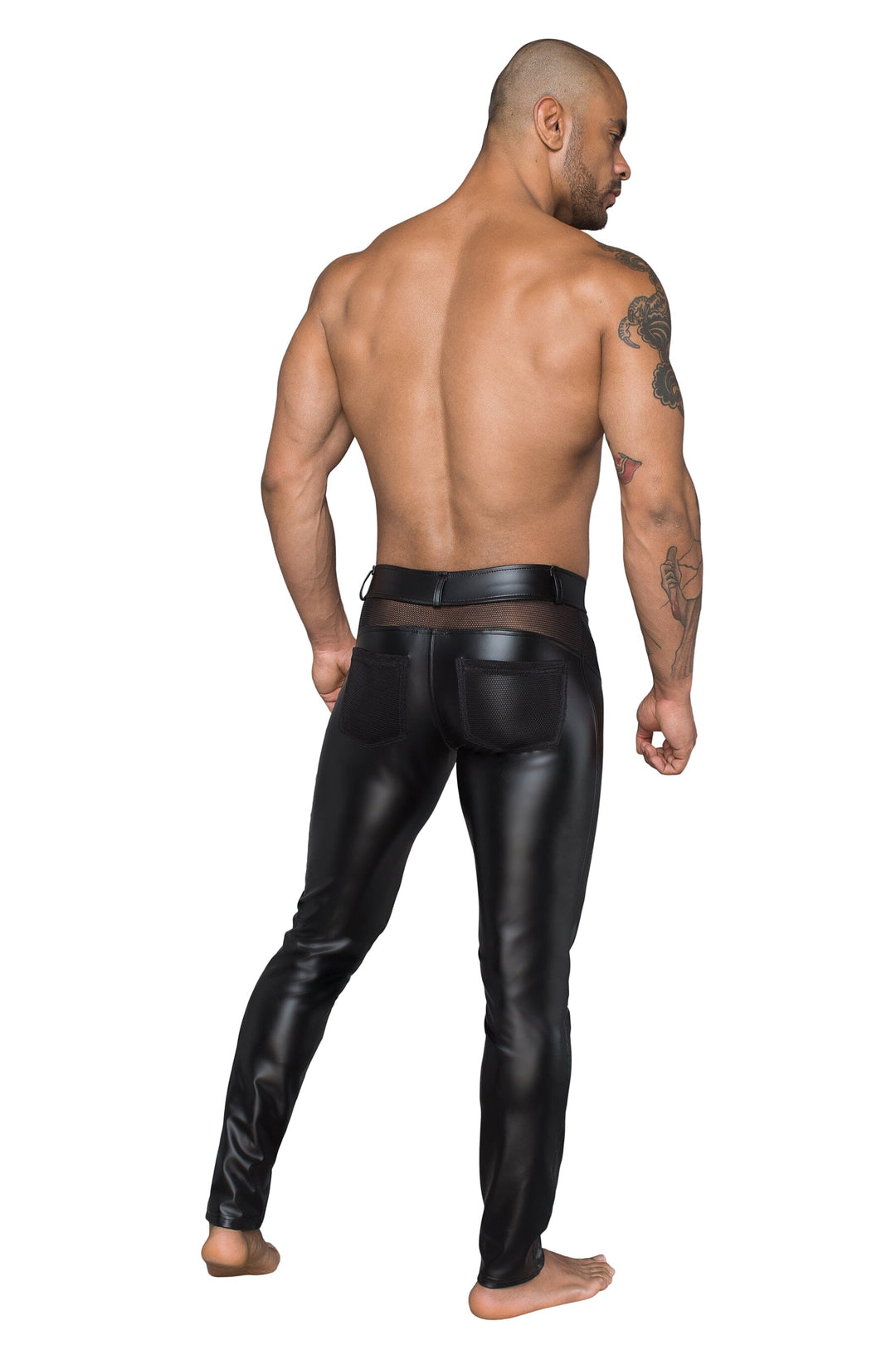 Men's Powerwetlook Long Pants-Fetish Pants-SEXYSHOES.COM