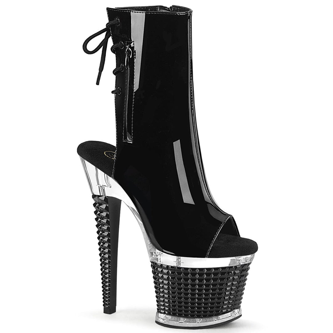 Pleaser SPECTATOR-1018 Ankle Boot in Black Patent from SexyShoes.com
