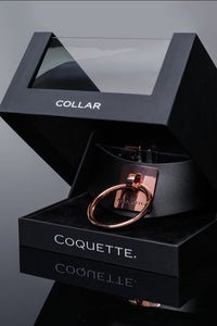 Coquette Premium Choke Ring Collar in Black  from SexyShoes.com