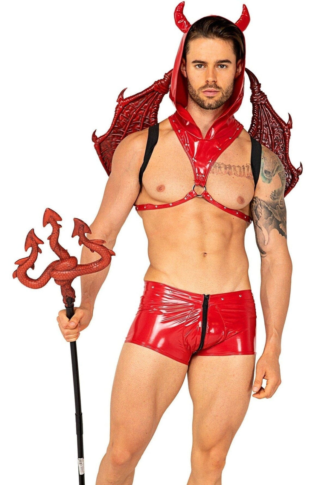 2pc Lucifers Desire Devil-Devil Costumes-Roma Costumes-Red-L-SEXYSHOES.COM