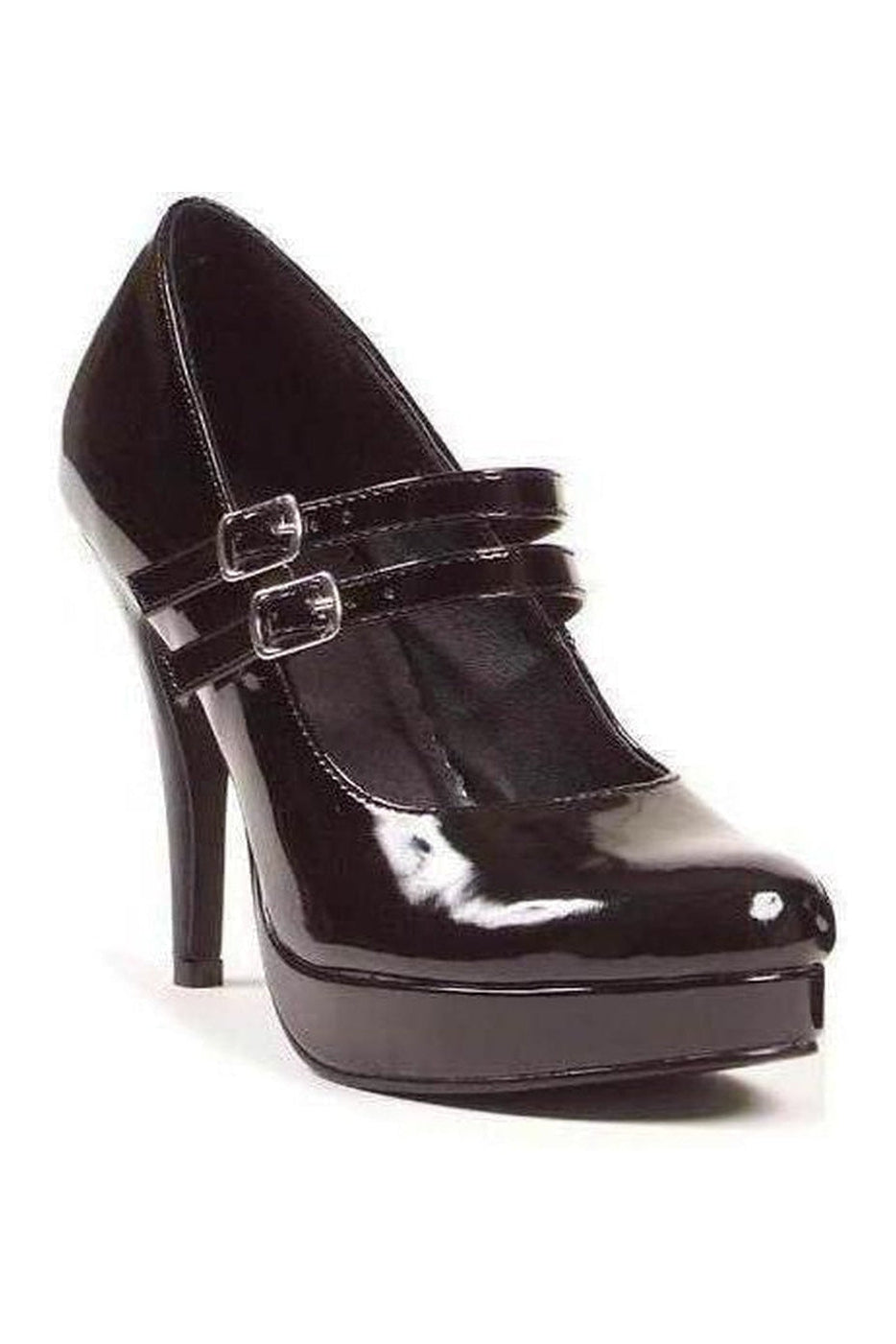 421-JANE Mary Jane | Black Patent-Ellie Shoes-Black-Mary Janes-SEXYSHOES.COM