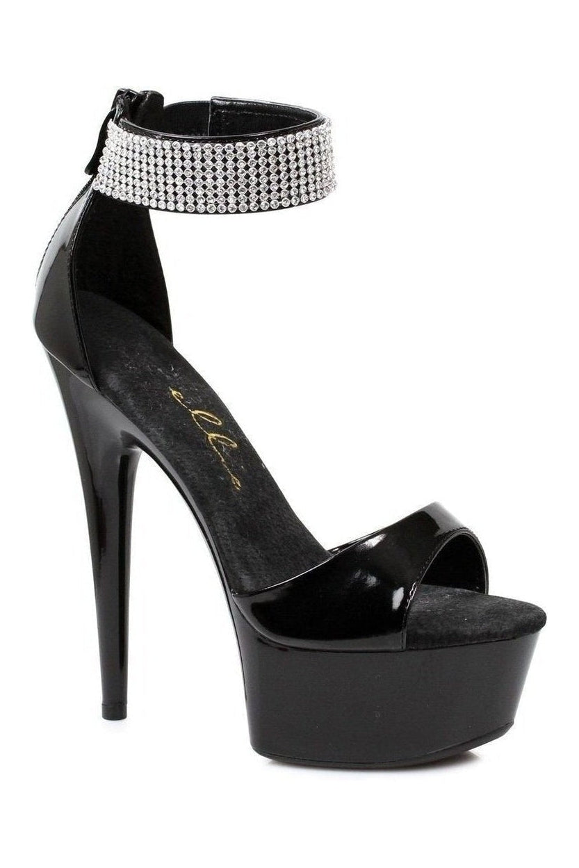 Ellie Shoes Black Sandals Platform Stripper Shoes | Buy at Sexyshoes.com