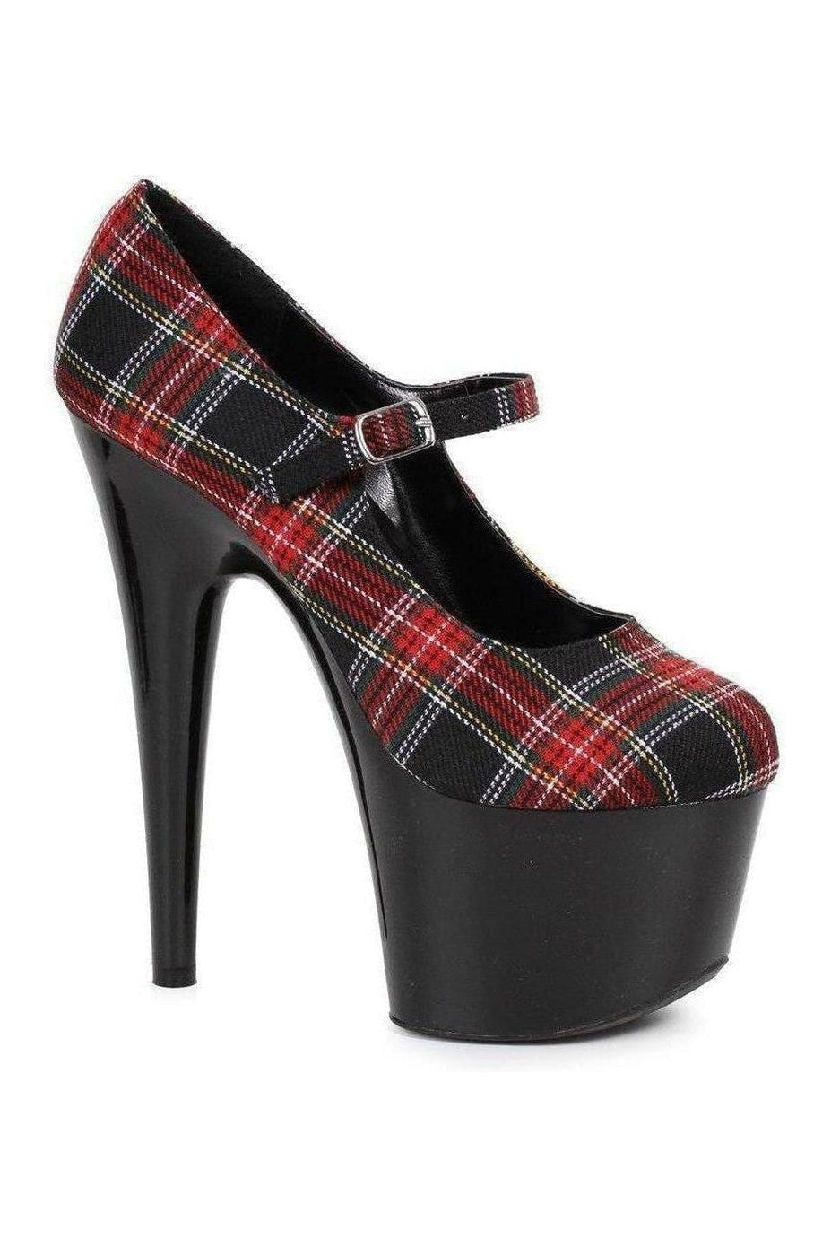 Ellie Shoes 709 DOM Platform Pump in Multi Fabric from SexyShoes.com