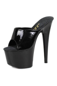 Ellie Shoes 709 VANITY Platform Slide in Clear Vinyl from SexyShoes.com
