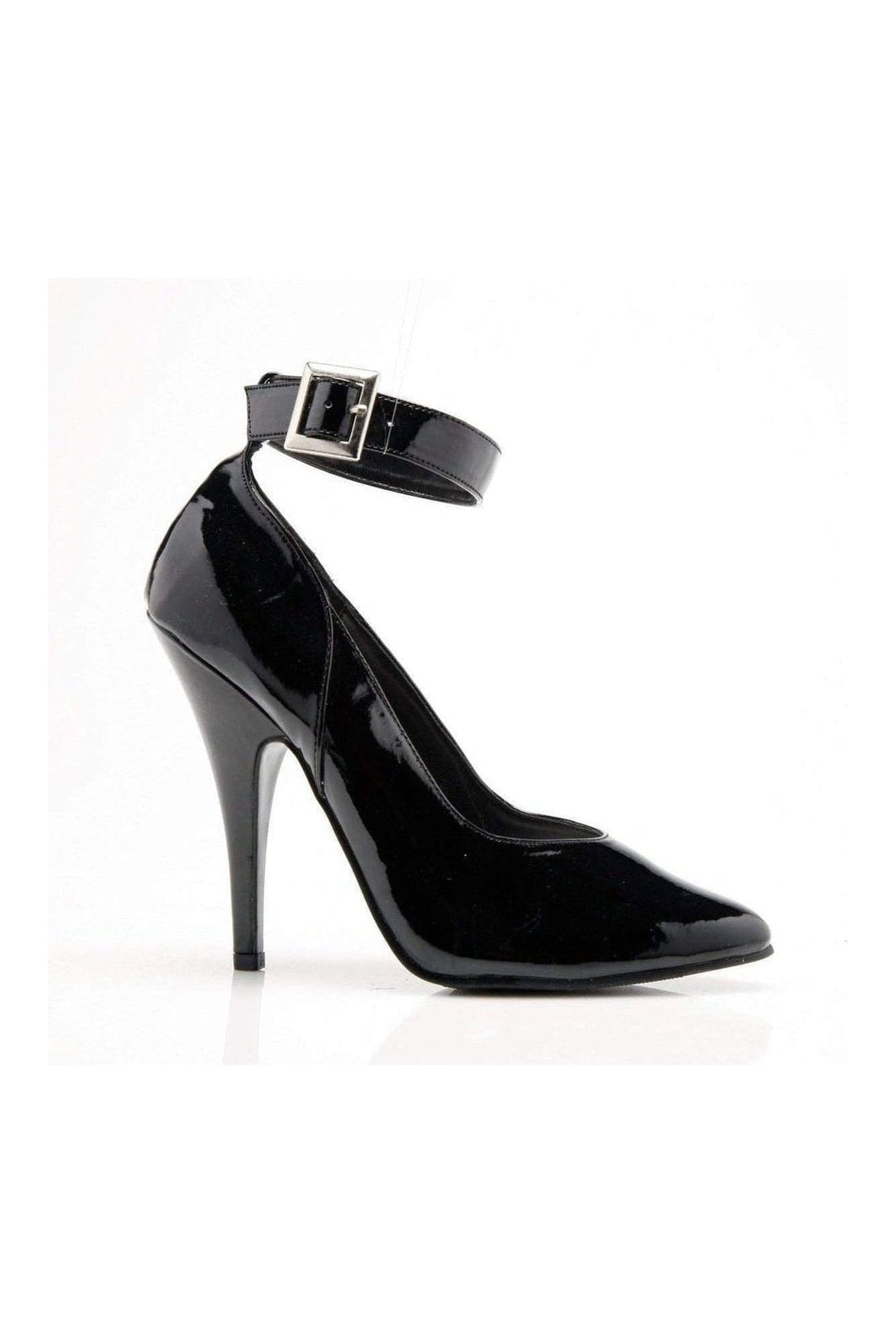 8221 Pump | Black Patent-Pumps- Stripper Shoes at SEXYSHOES.COM