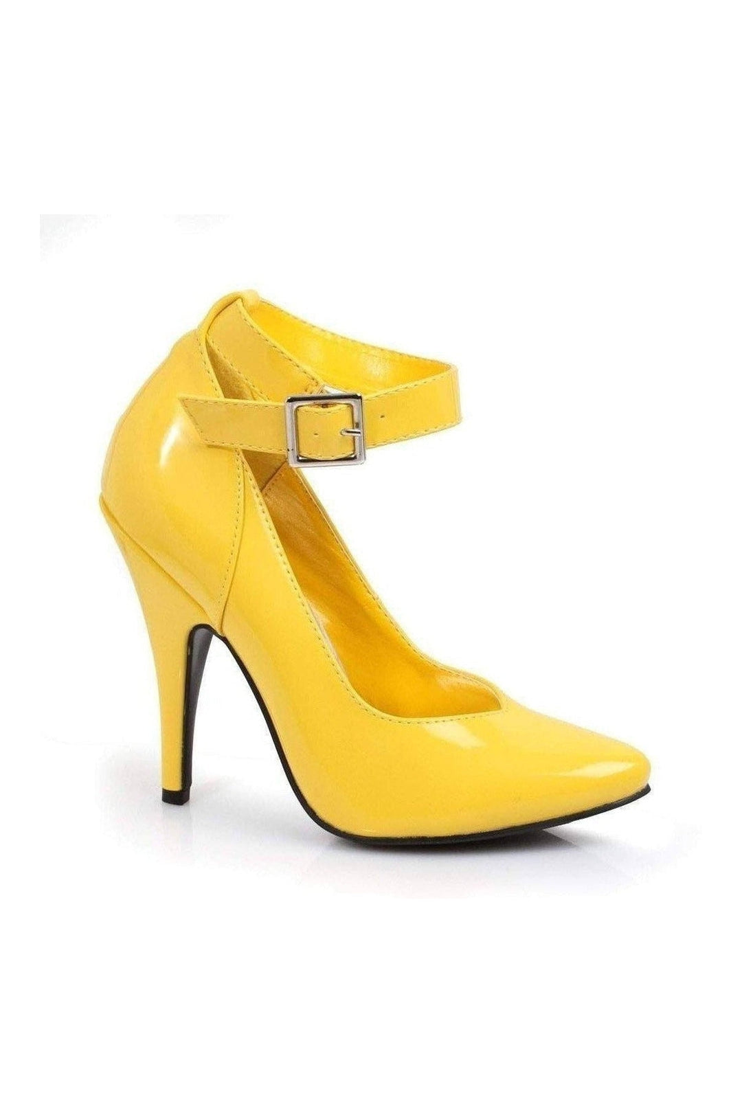 8221 Pump | Yellow Patent-Ellie Shoes-SEXYSHOES.COM