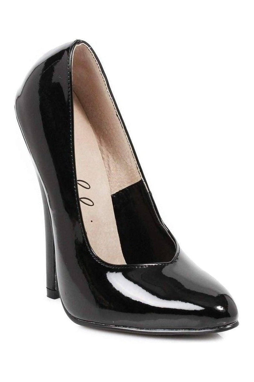 8260 Pump | Black Patent-Pumps- Stripper Shoes at SEXYSHOES.COM