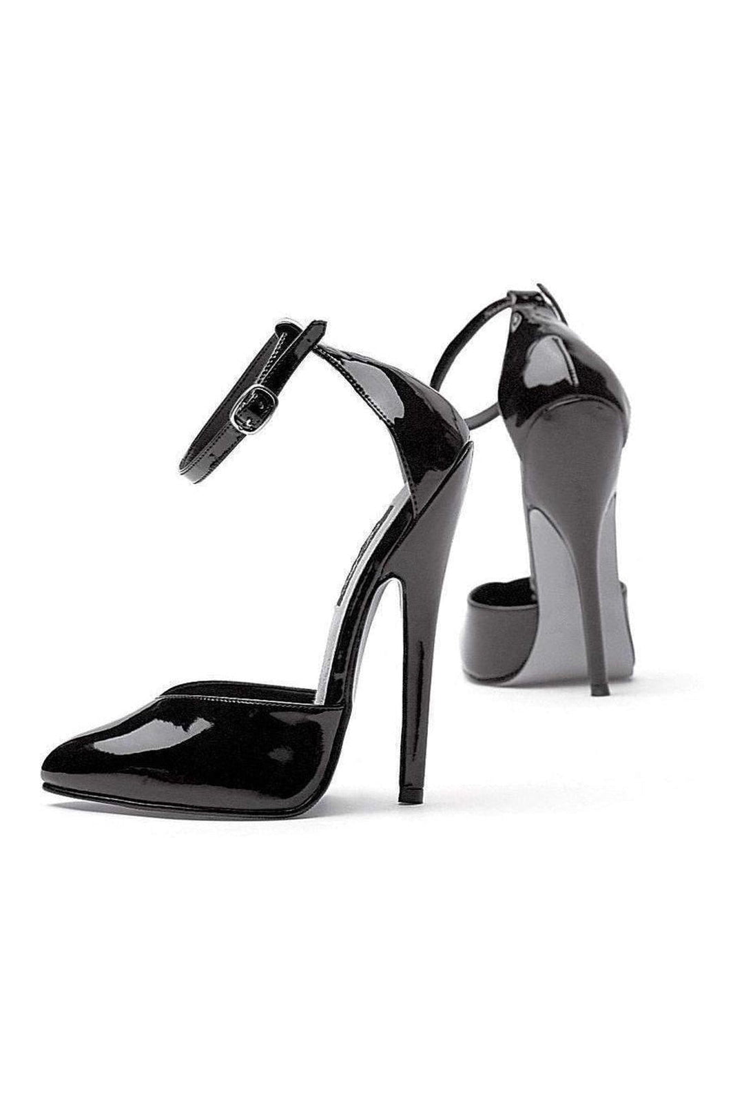 8265 Pump | Black Patent-Pumps- Stripper Shoes at SEXYSHOES.COM