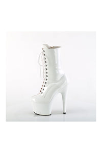 Pleaser ADORE-1040TT Rose Gold Patent Ankle Boot in Rose Gold Patent