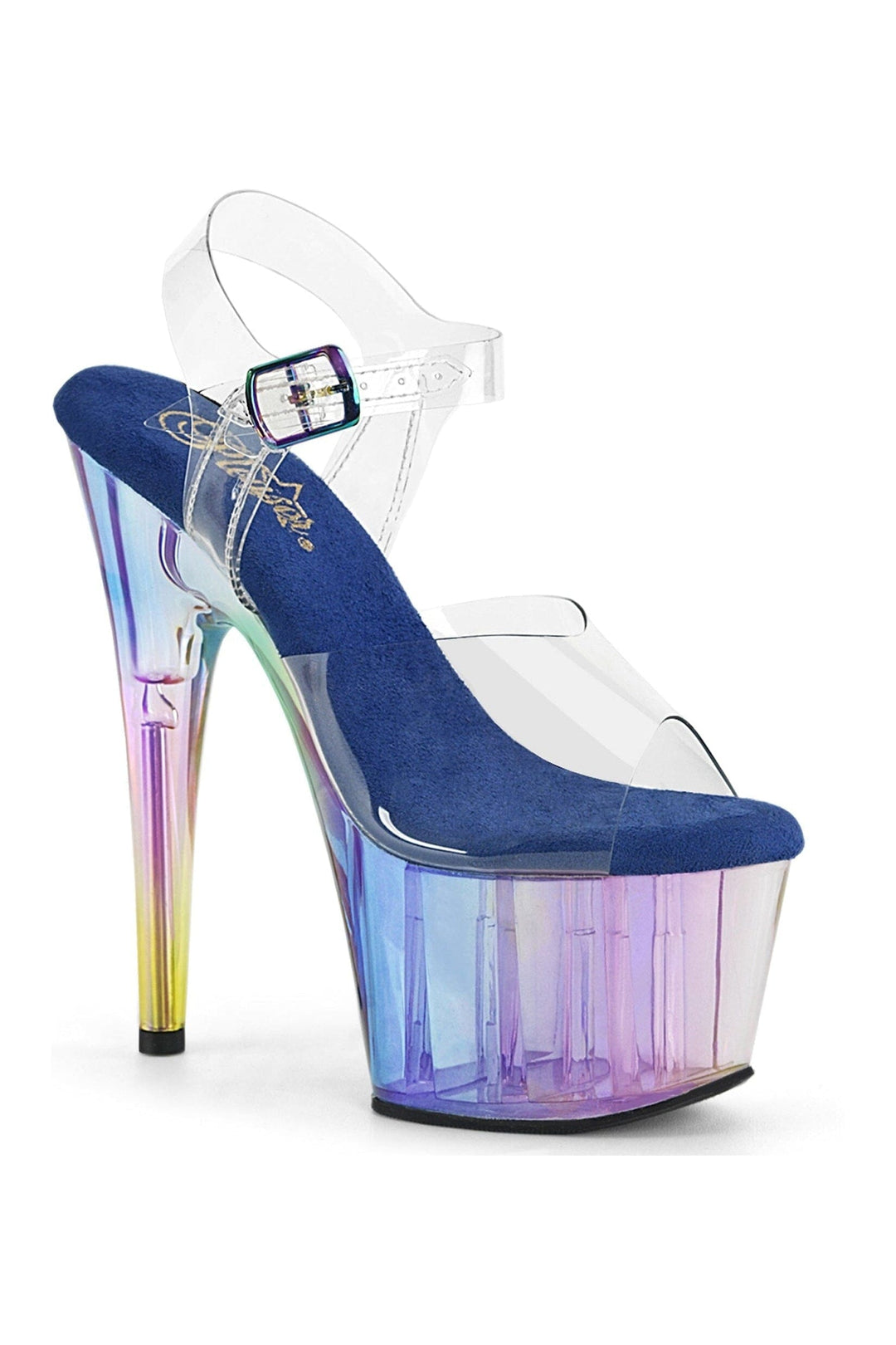 ADORE-708HT Clear Vinyl Sandal-Sandals-Pleaser-Clear-10-Vinyl-SEXYSHOES.COM