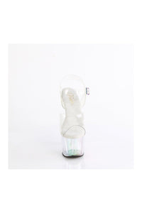 Pleaser ADORE-708HT Clear Vinyl Sandal in Clear Vinyl