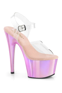Pleaser ADORE-708LQ Clear Vinyl Sandal in Clear Vinyl from SexyShoes.com