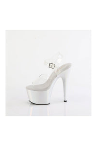 Pleaser ADORE-708LQ Clear Vinyl Sandal in Clear Vinyl