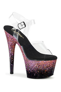 Pleaser ADORE-708SS Clear Vinyl Sandal in Clear Vinyl from SexyShoes.com