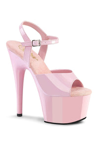 Pleaser ADORE-709 Pink Patent Sandal in Pink Patent from SexyShoes.com