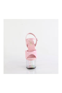 Pleaser ADORE-709HT Pink Hologram Sandal in Pink Hologram