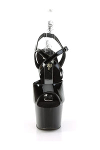 Pleaser ADORE-724 Black Patent Sandal in Black Patent