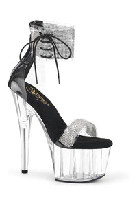 Pleaser ADORE-727RS Clear Vinyl Sandal in Clear Vinyl from SexyShoes.com