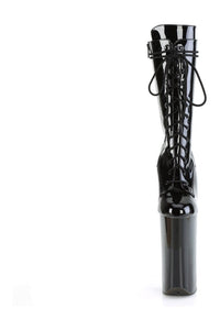 Pleaser BEYOND-1050 Black Patent Knee Boot in Black Patent